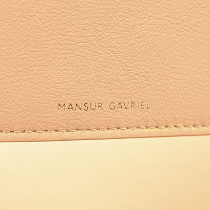 Mansur Gavriel Supple Calfskin Everyday Soft Tote Sandstone Cornflower 7 of 11