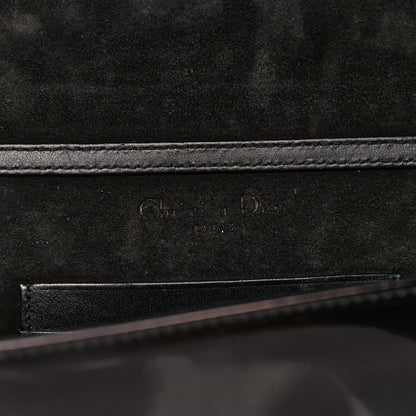 Christian Dior Patent Studded Diorama Flap Bag Black 7 of 13