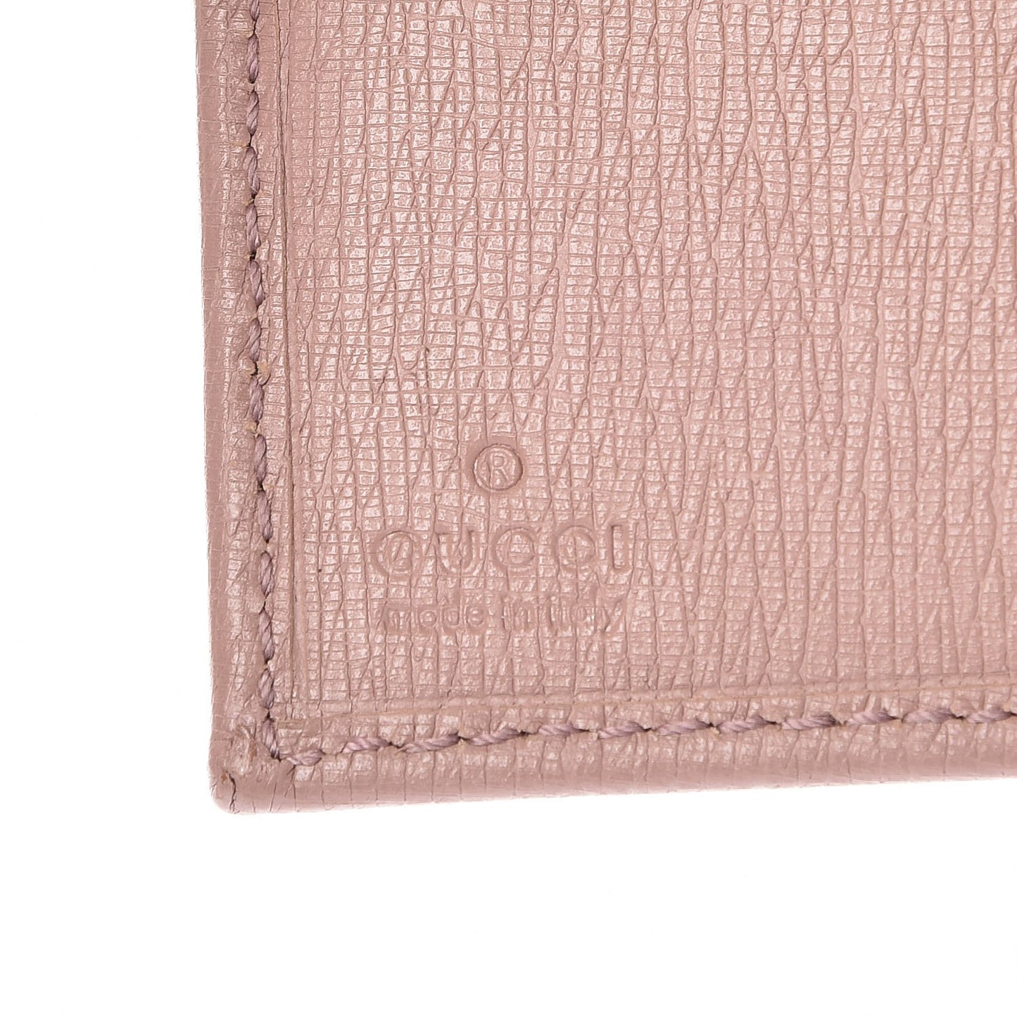 Calfskin Interlocking G French Flap Wallet Antique Rose