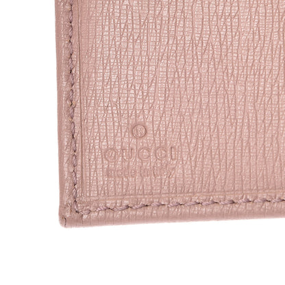Gucci Calfskin Interlocking G French Flap Wallet Antique Rose 6 of 8