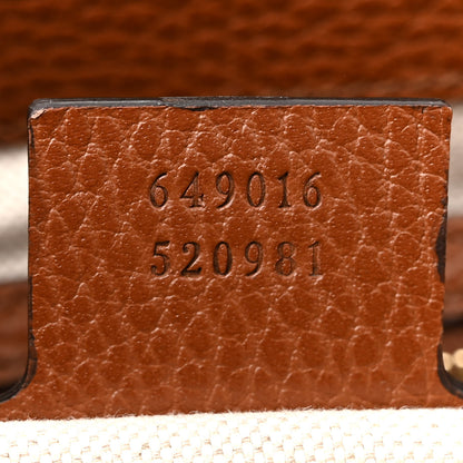 Gucci New Denim GG Monogram Dollar Calfskin Medium Jackie 1961 Tote Blue Tea Cuir Epilog 7 of 13