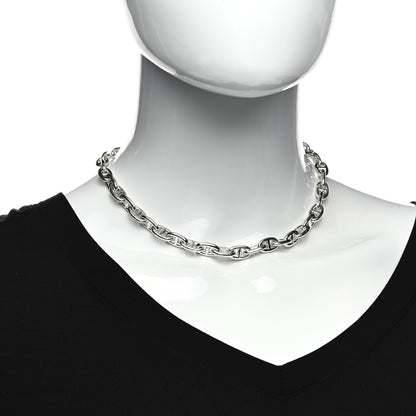 Hermes Sterling Silver Chaine D'Ancre Necklace PM 2 of 4