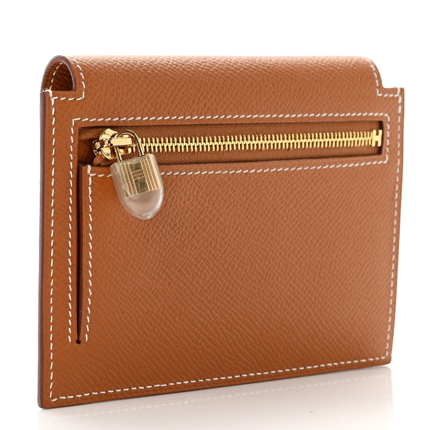 Epsom Kelly Pocket Compact Wallet Gold