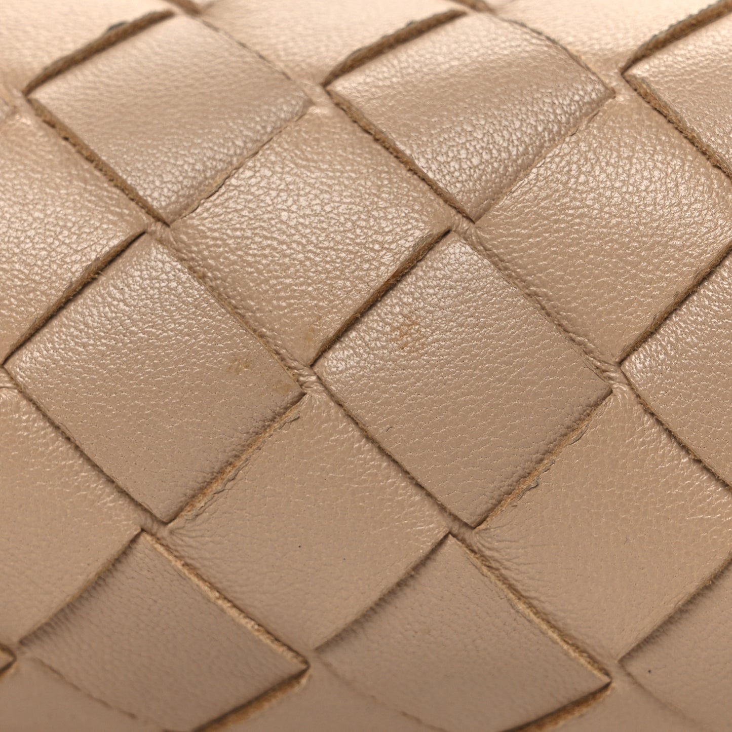 Nappa Intrecciato Nodini Mini Crossbody Almond