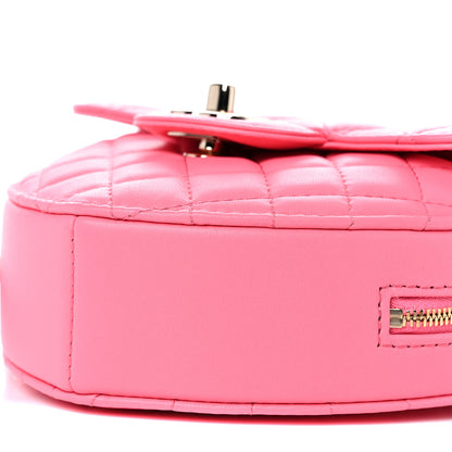 Chanel Lambskin Quilted CC In Love Heart Bag Pink 9 of 10