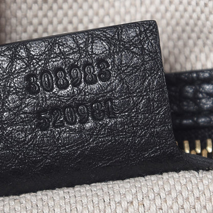 Gucci Pebbled Calfskin Small Soho Bowler Black 7 of 8