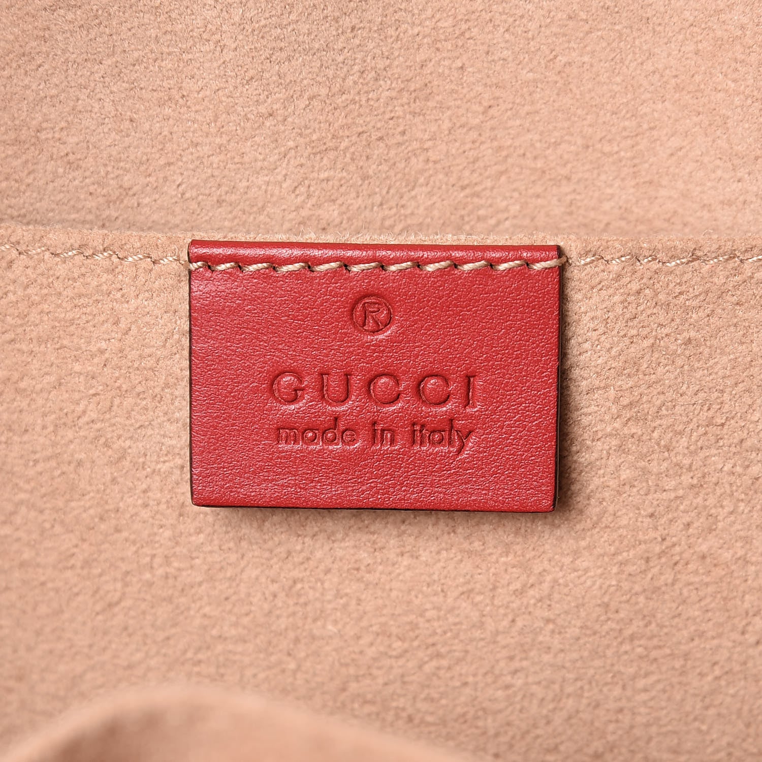 Gucci Calfskin Matelasse GG Marmont Dome Backpack Hibiscus Red 6 of 12