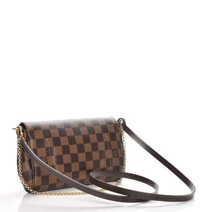 Louis Vuitton Damier Ebene Favorite PM 3 of 9