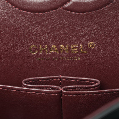 Chanel Lambskin Quilted Medium Double Flap Black 6 of 12
