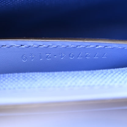 Gucci Calfskin GG Super Mini Shoulder Bag Blue 7 of 11