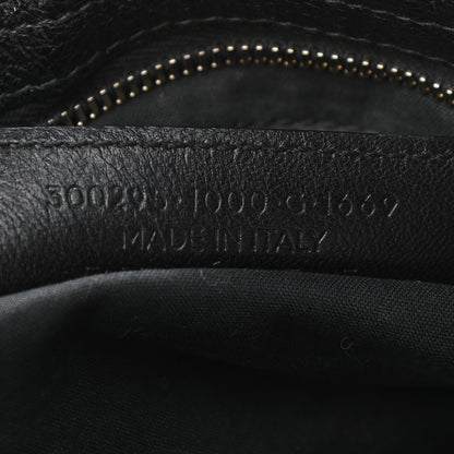 Balenciaga Chevre Gold Metallic Edge Hardware Mini City Black 9 of 10