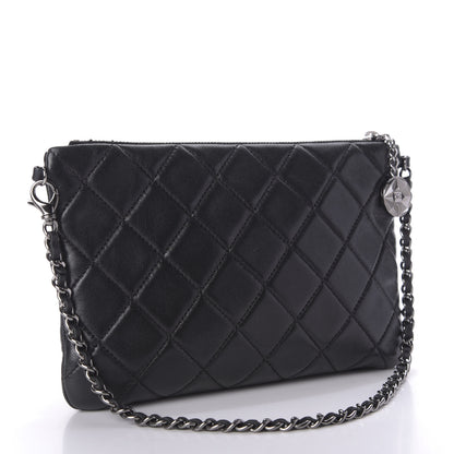 Chanel Lambskin Mineral Nights Wristlet Black 3 of 9