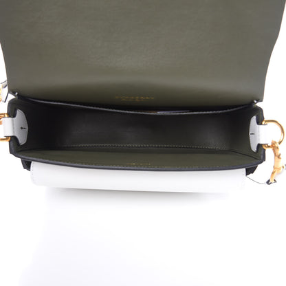 Burberry Calfskin Large Square Satchel Chalk White 5 of 11