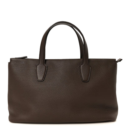 The Row Calfskin Marcel Slouchy Top Handle Bag Deep Brown 1 of 9