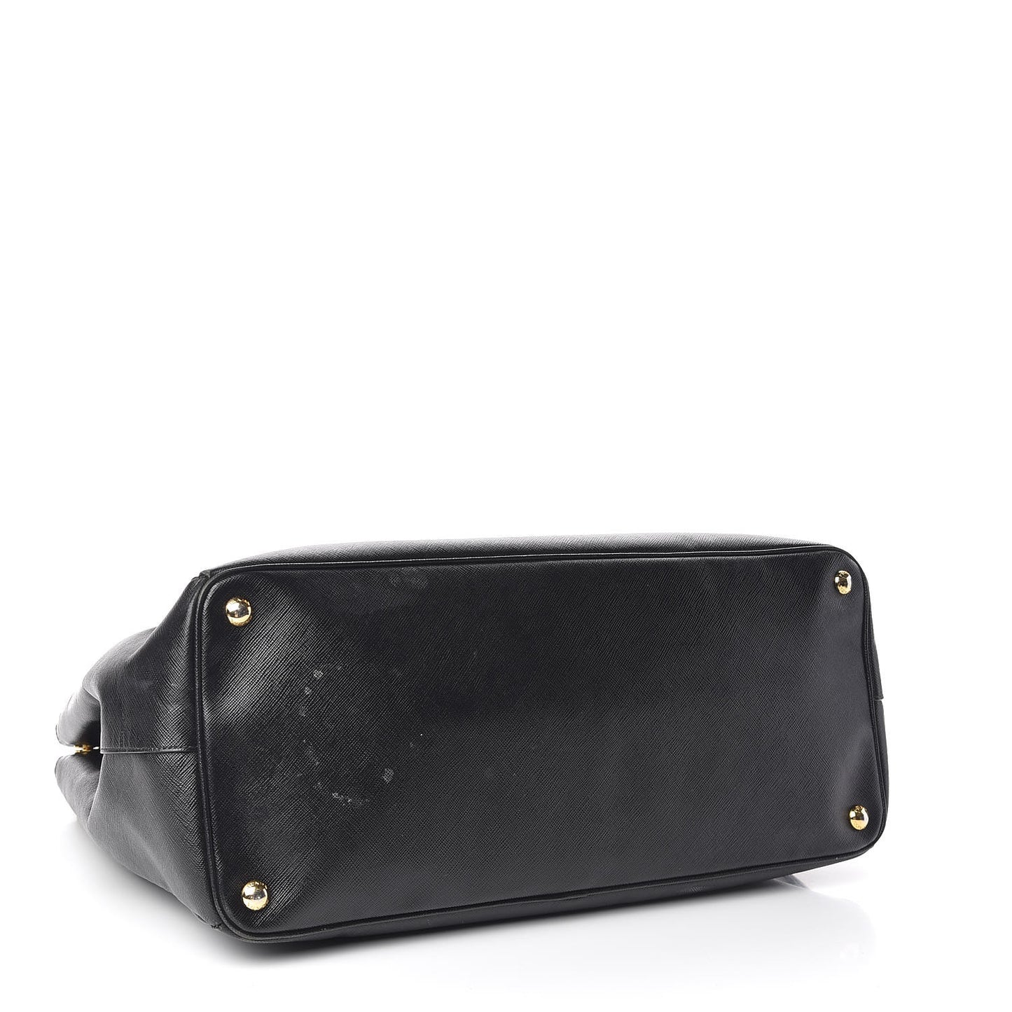 Saffiano Lux Extra Large Galleria Double Zip Tote Black