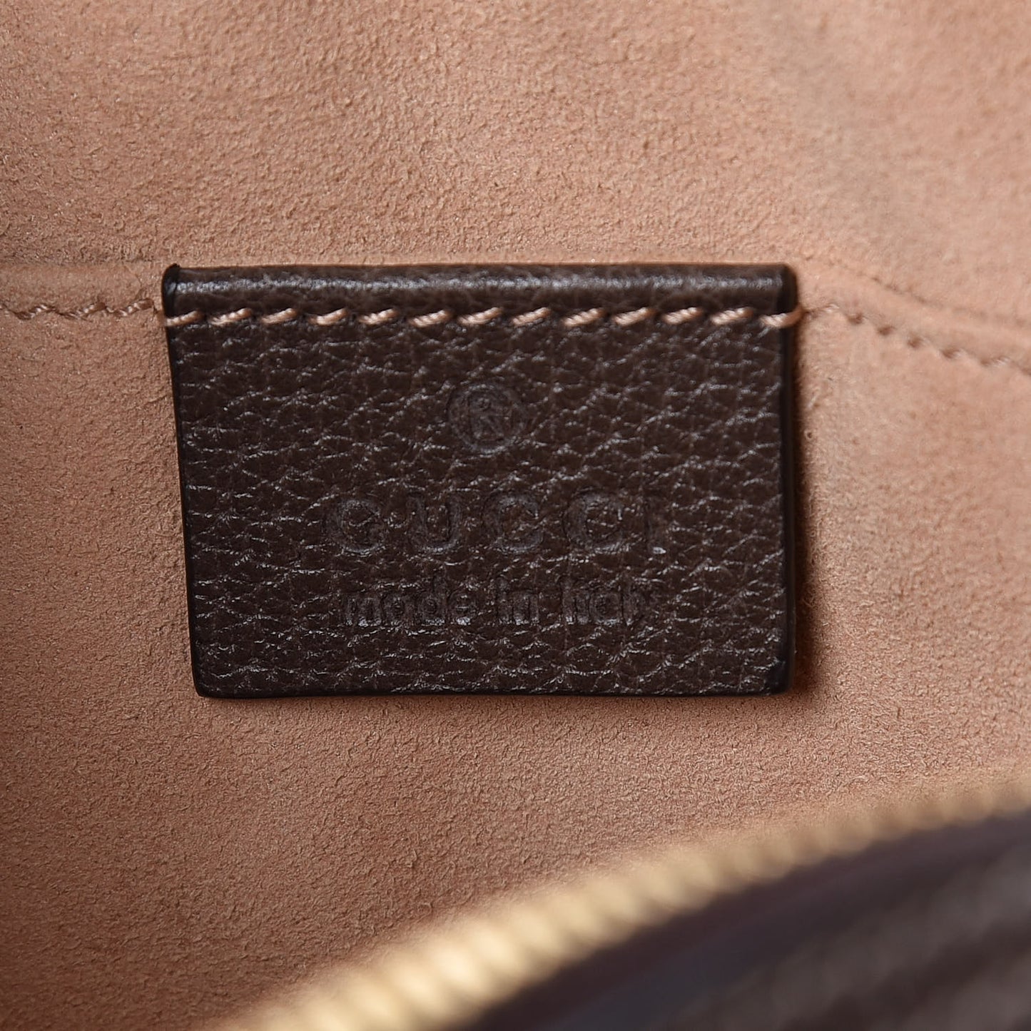 GG Supreme Monogram Web Small Ophidia Belt Bag 85 34 Dark Brown