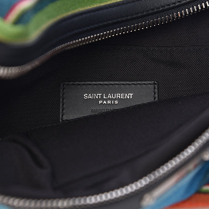 Saint Laurent Wool Mexican Jacquard City Belt Bag Multicolor 6 of 10