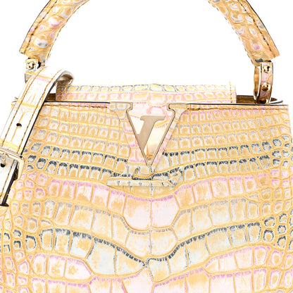 Louis Vuitton Alligator Mini Capucines Royal Garden 7 of 10