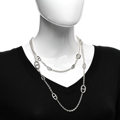 Hermes Sterling Silver Farandole Necklace 120 2 of 4