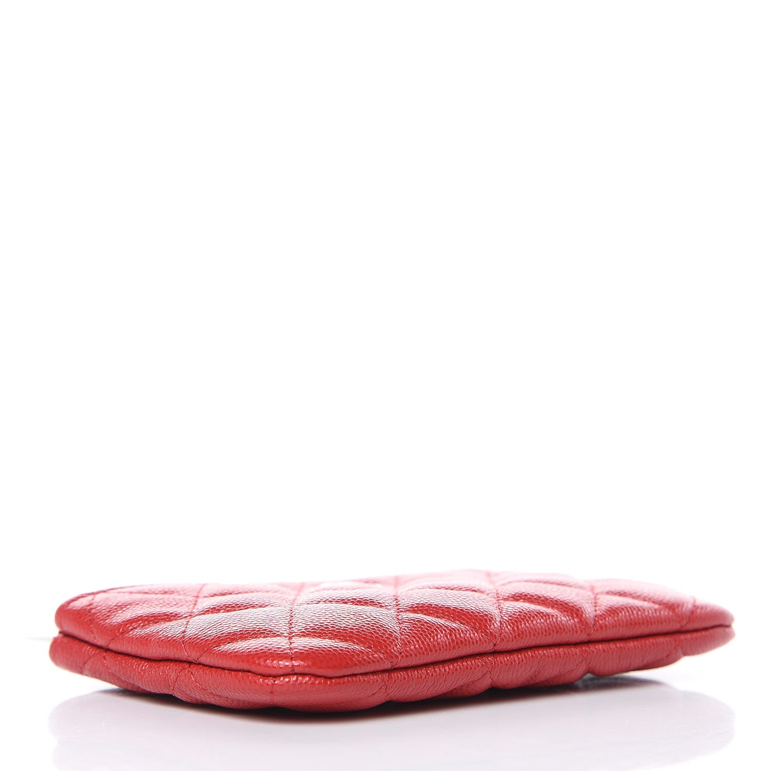 Chanel Caviar Quilted Small Cosmetic Case Red 4 of 8