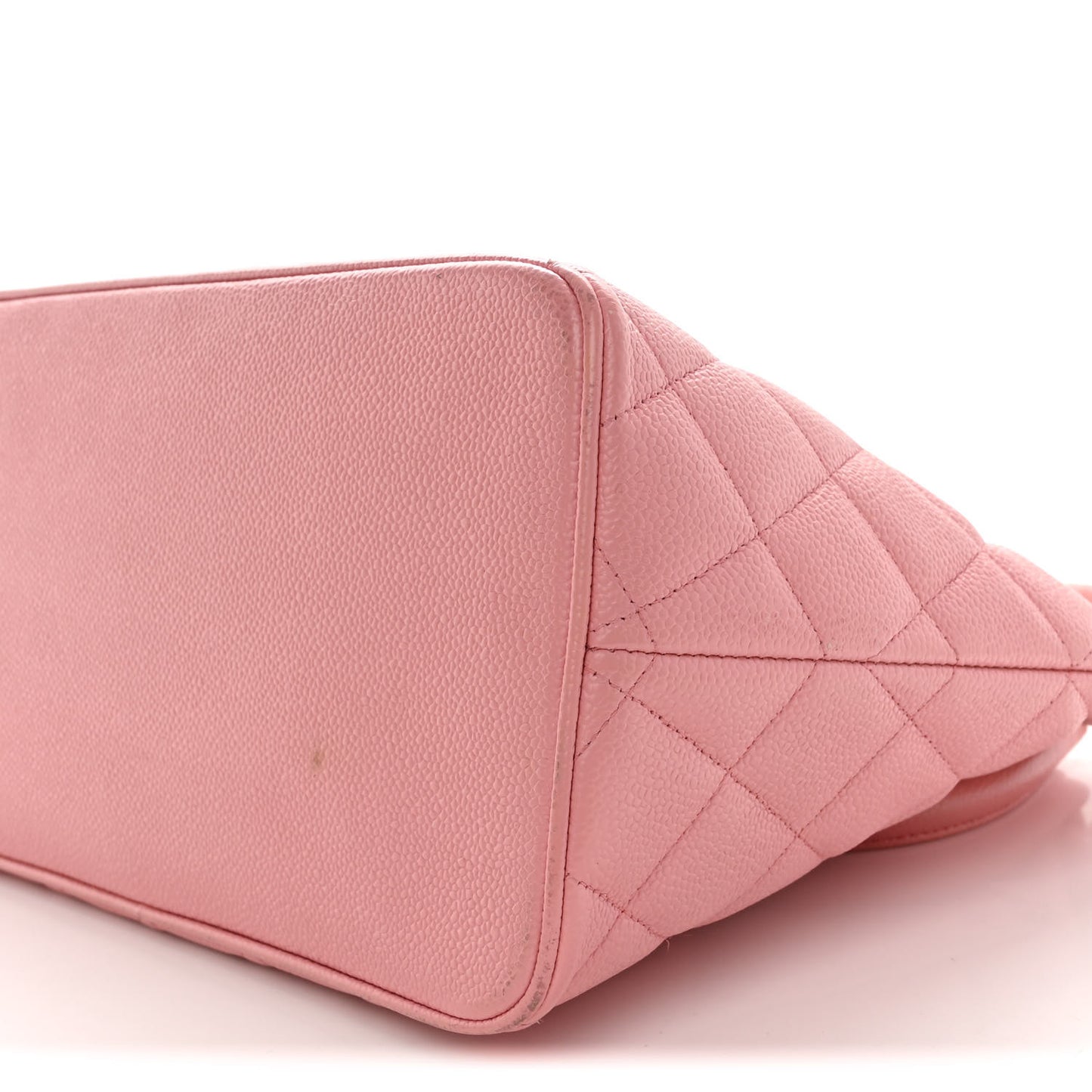 Caviar Quilted Medallion Tote Light Pink