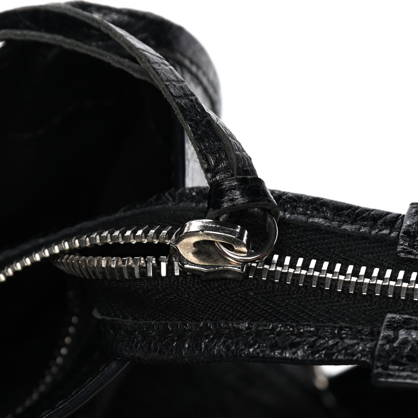 Agneau Classic Silver Hardware City Black