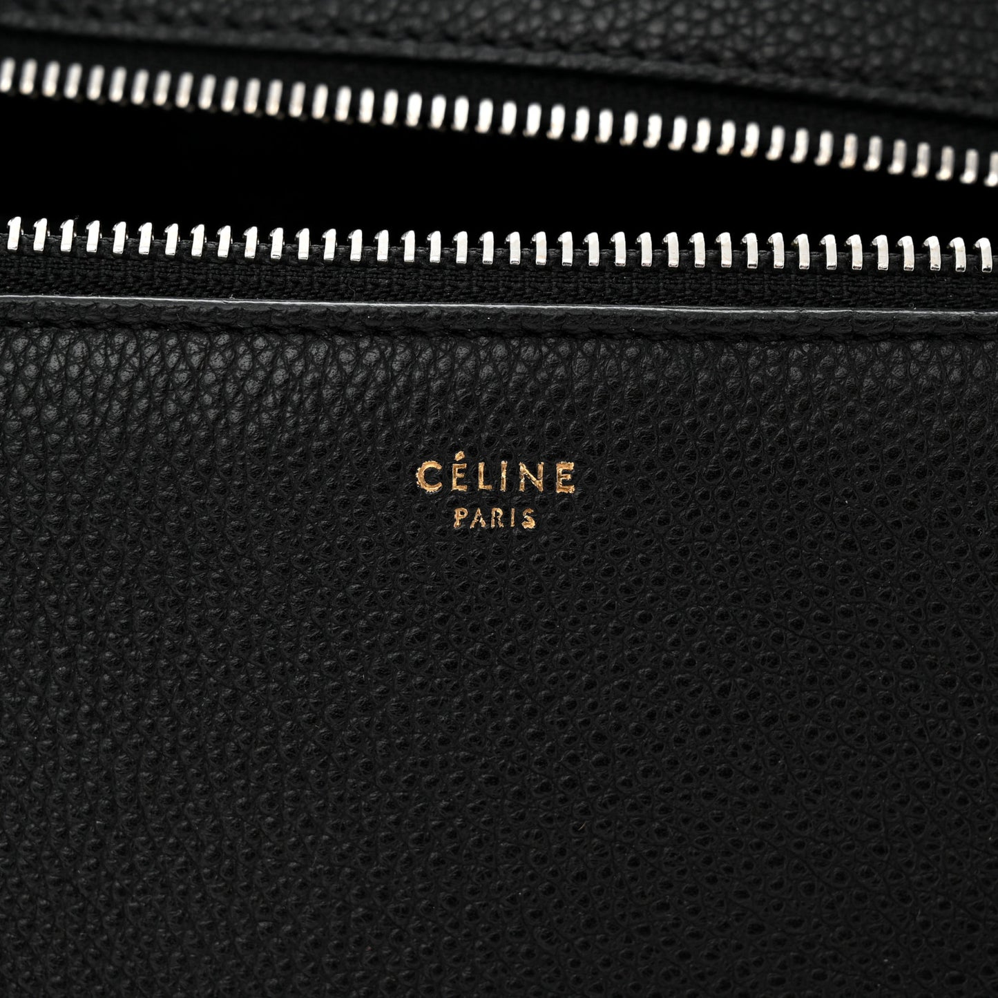 Supple Calfskin Medium Edge Shoulder Bag Black