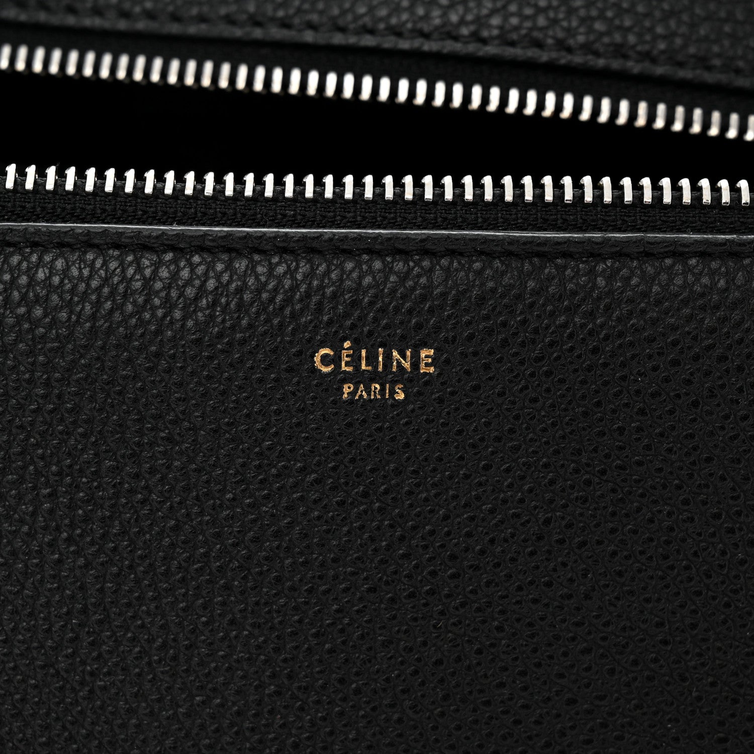 Celine Supple Calfskin Medium Edge Shoulder Bag Black 6 of 13