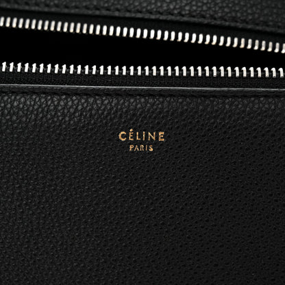 Celine Supple Calfskin Medium Edge Shoulder Bag Black 6 of 13