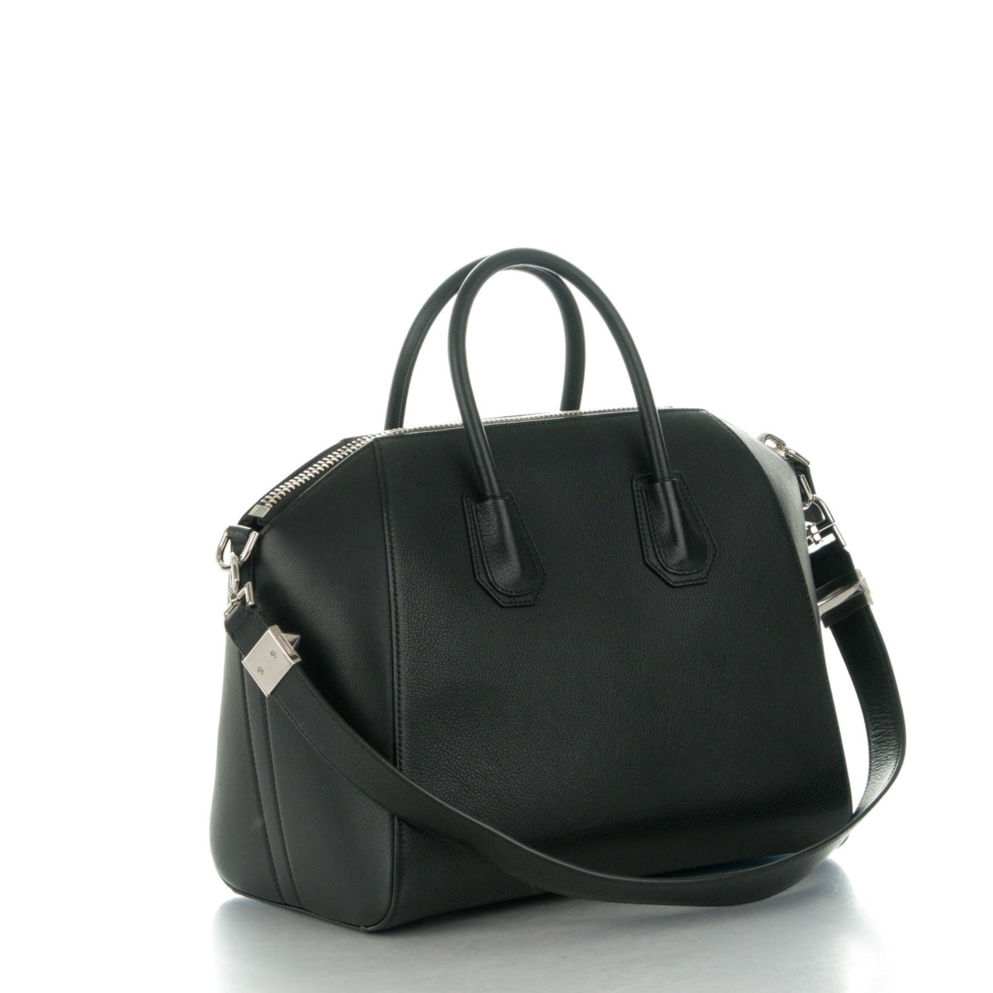 Sugar Goatskin Medium Antigona Black