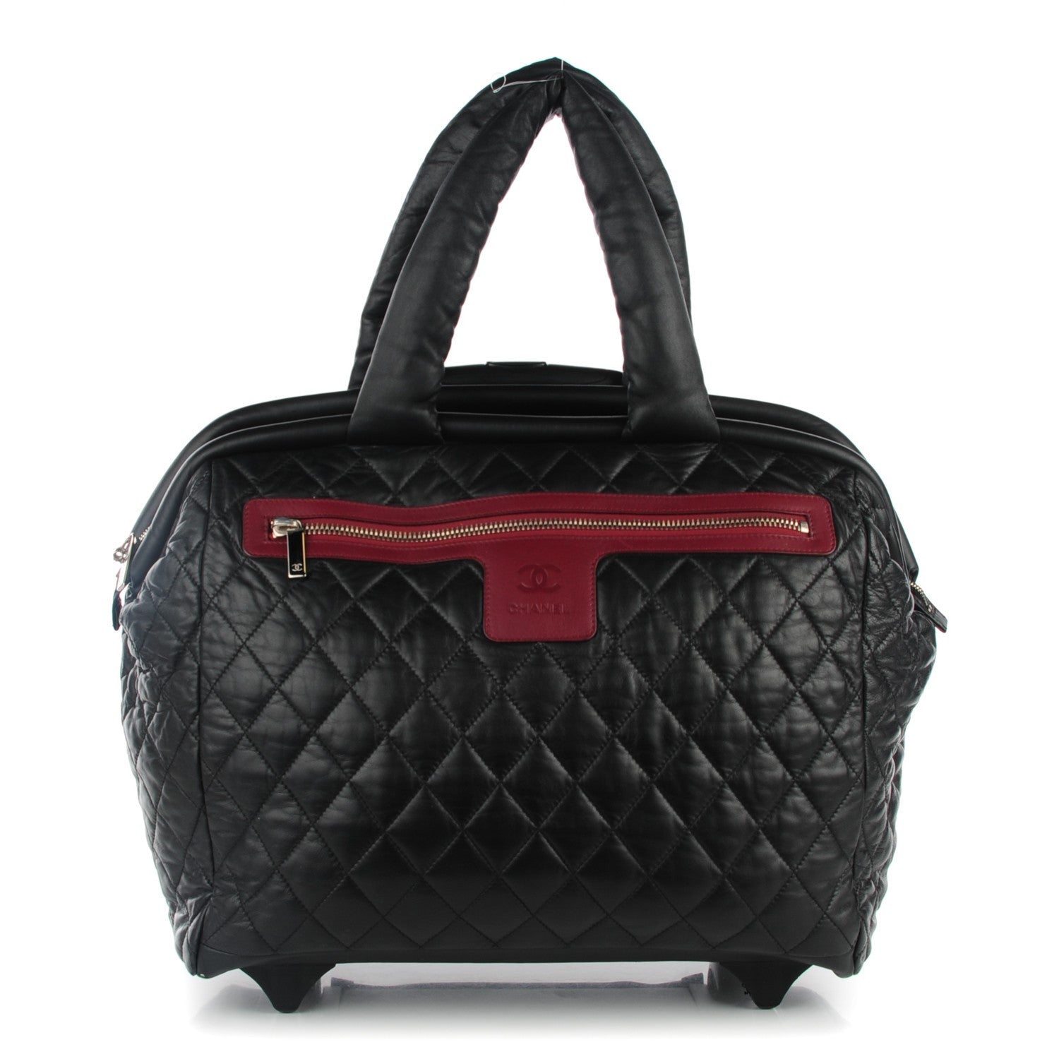 Chanel Lambskin Quilted Coco Cocoon Trolley Black 1 of 8