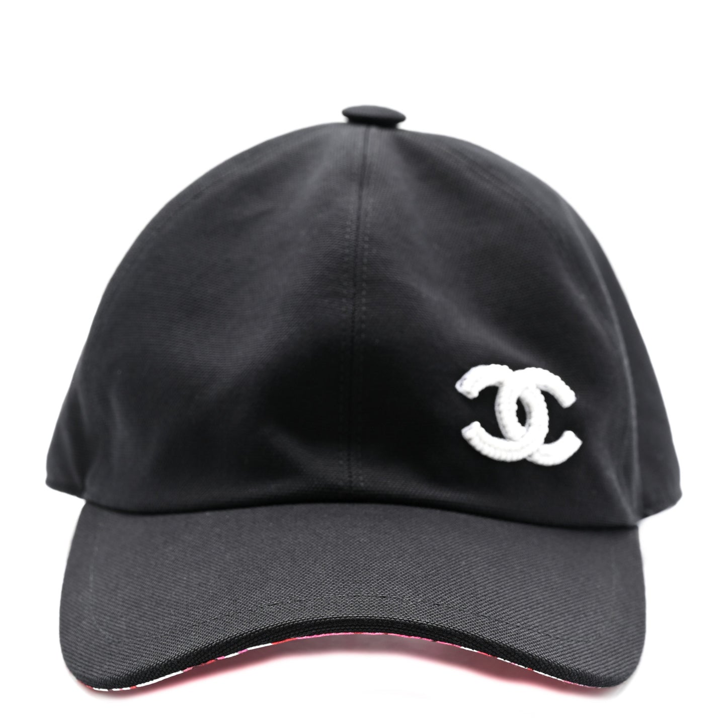 Cotton Beaded CC Cap Hat Black