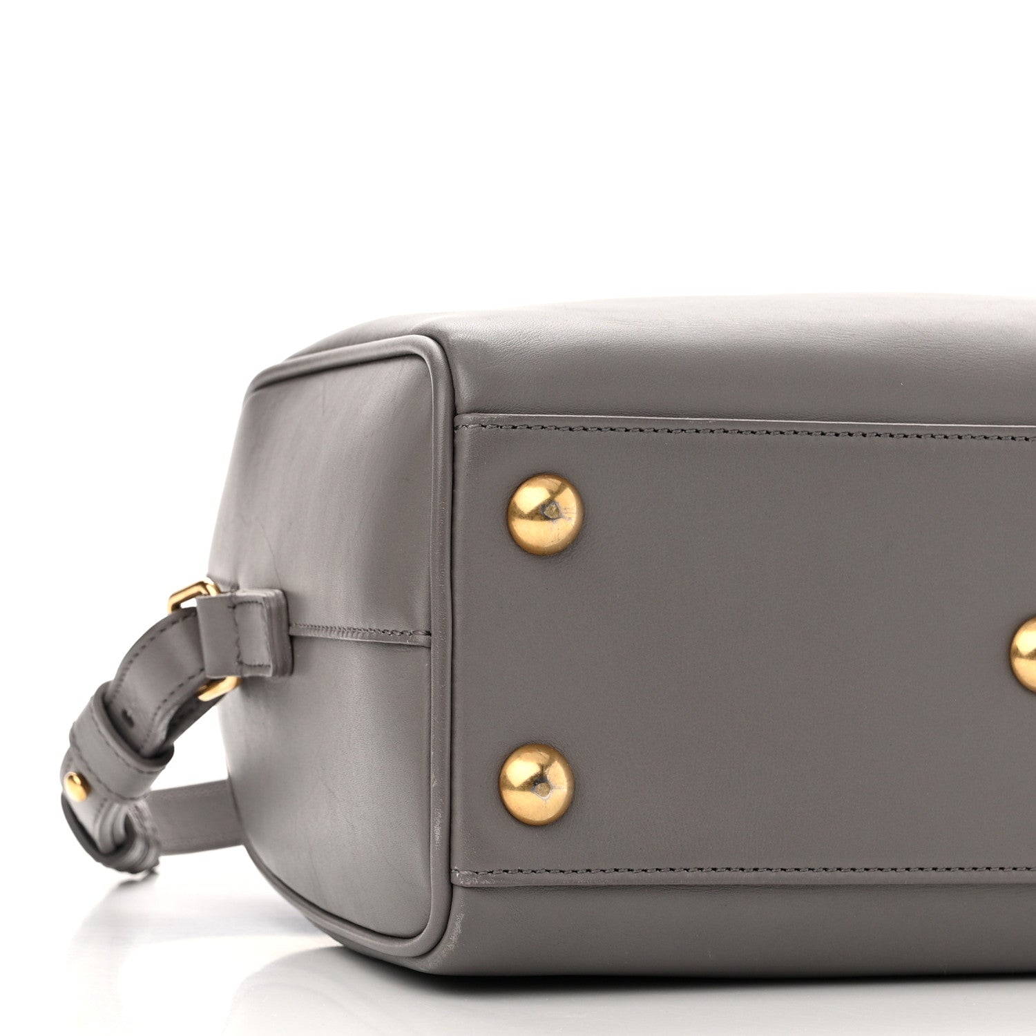 Saint Laurent Calfskin Classic Baby Duffle Fog 9 of 12
