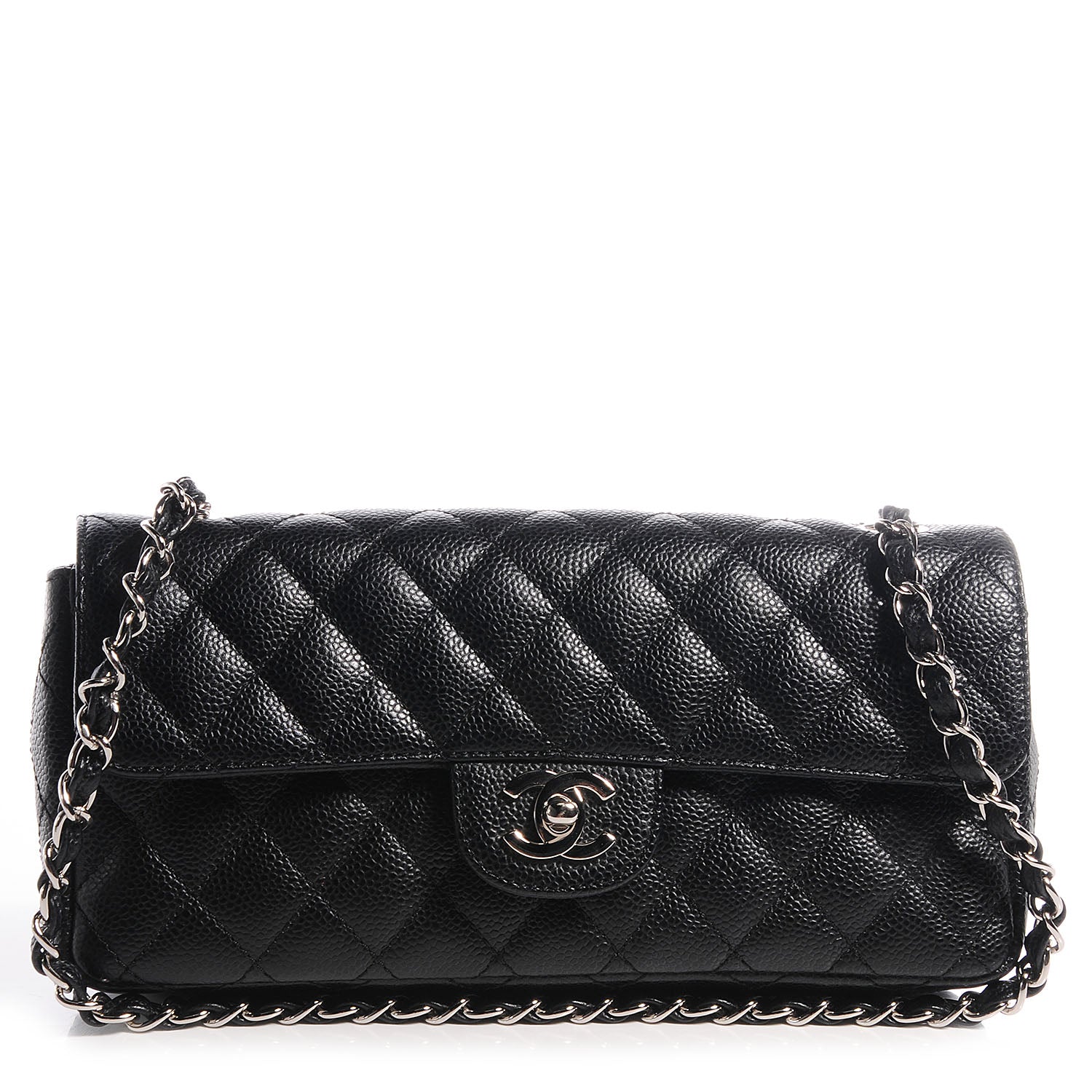 Chanel Caviar East West Flap Black 1 of 7