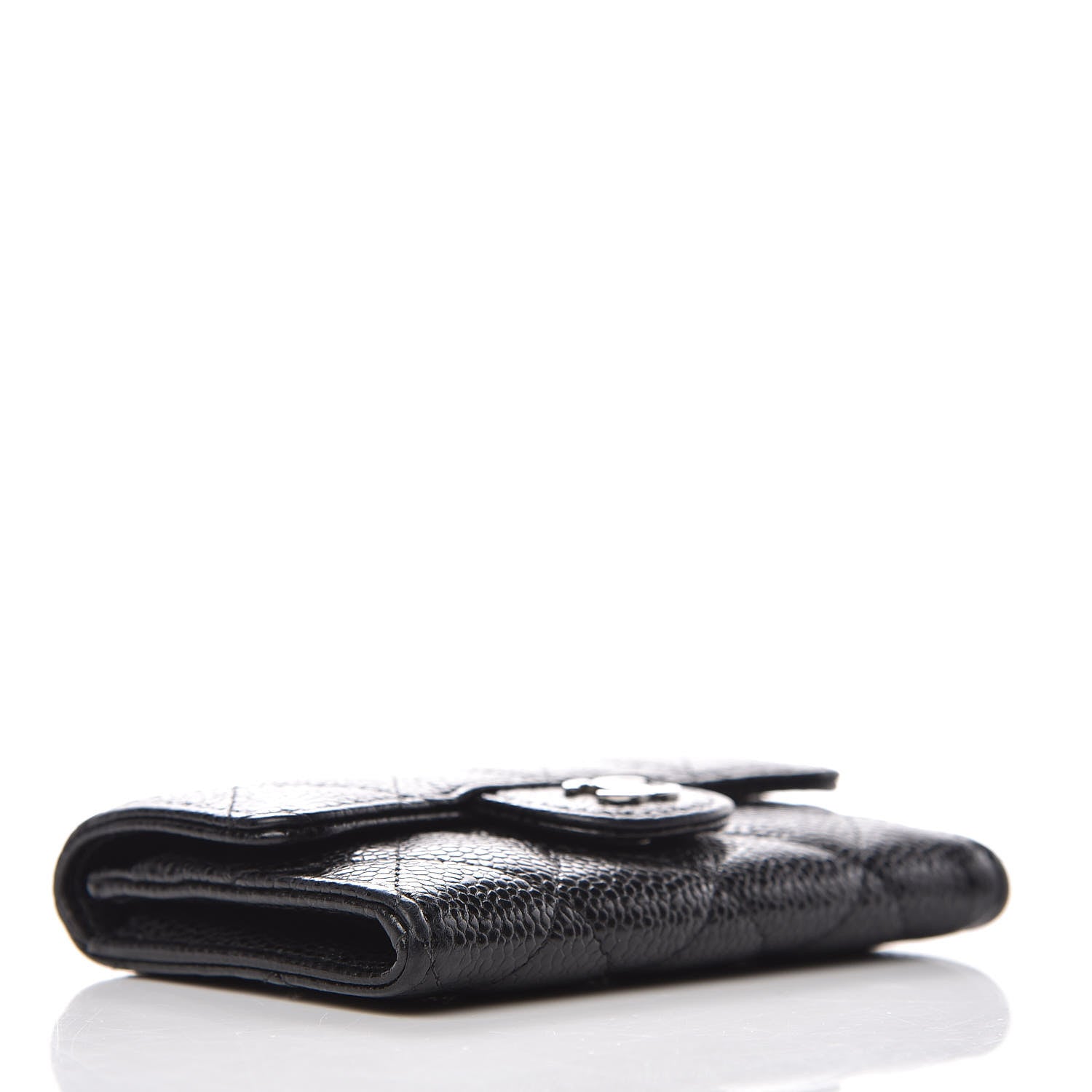 Chanel Caviar Quilted Flap Card Holder Black 4 of 6
