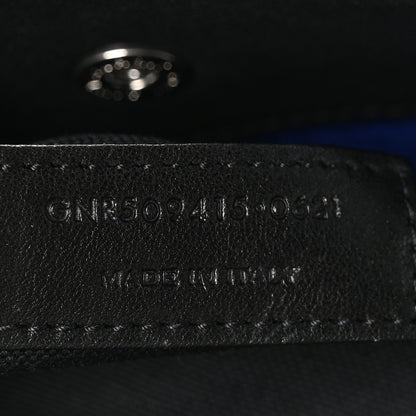 Saint Laurent Wool Rive Gauche Tote Blue 7 of 10