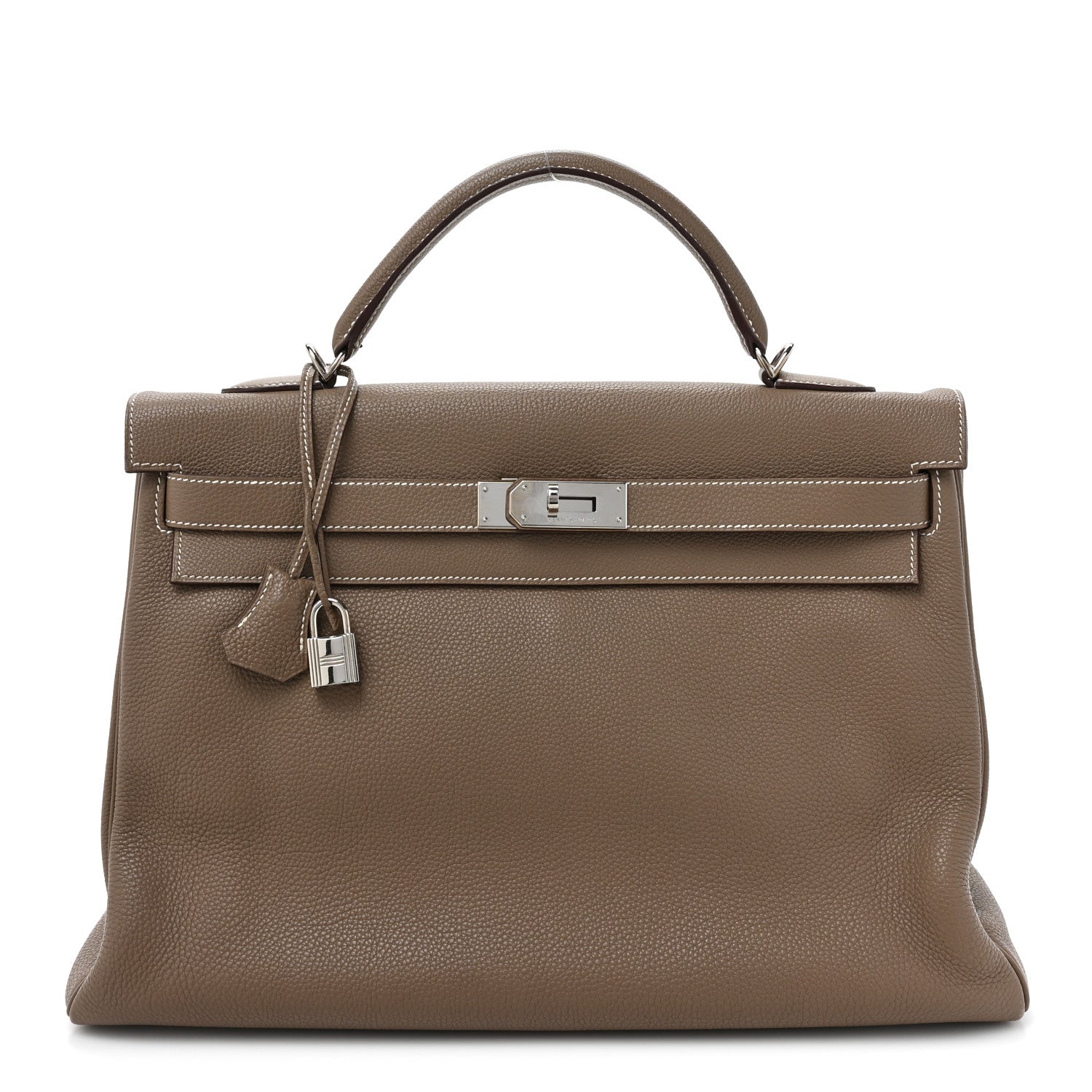 Hermes Togo Kelly Retourne 40 Etoupe 1 of 15