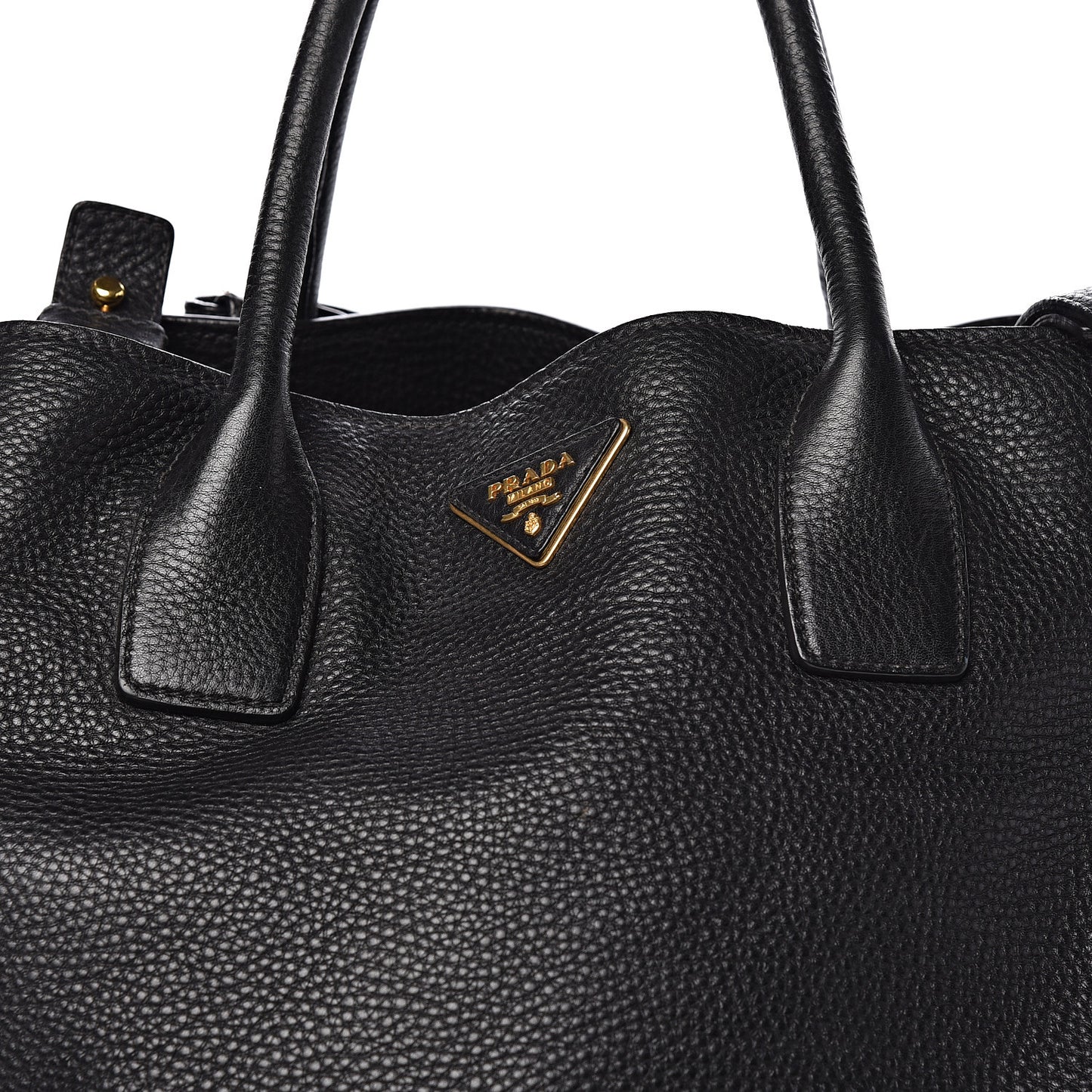 Vitello Daino Tote Black