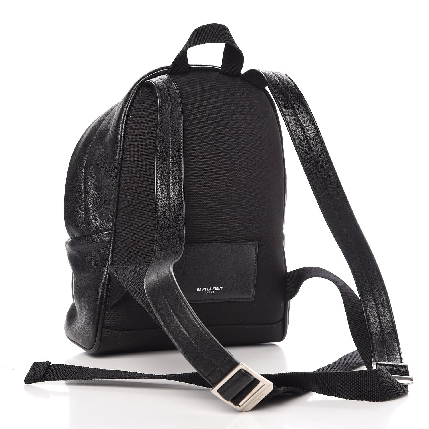Saint Laurent Lambskin Mini Toy City Backpack Black 3 of 8