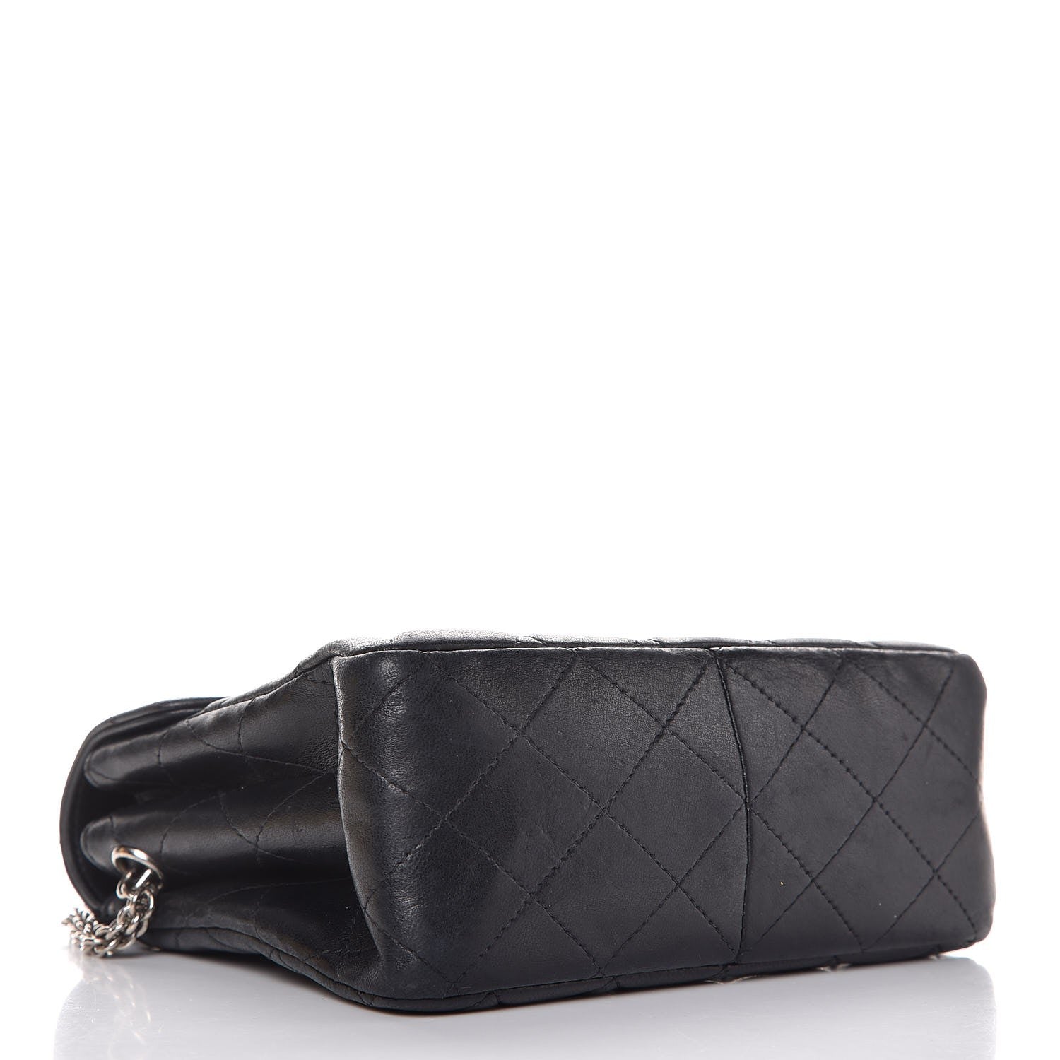 Chanel Lambskin Quilted Envelope Single Flap Black 4 of 9