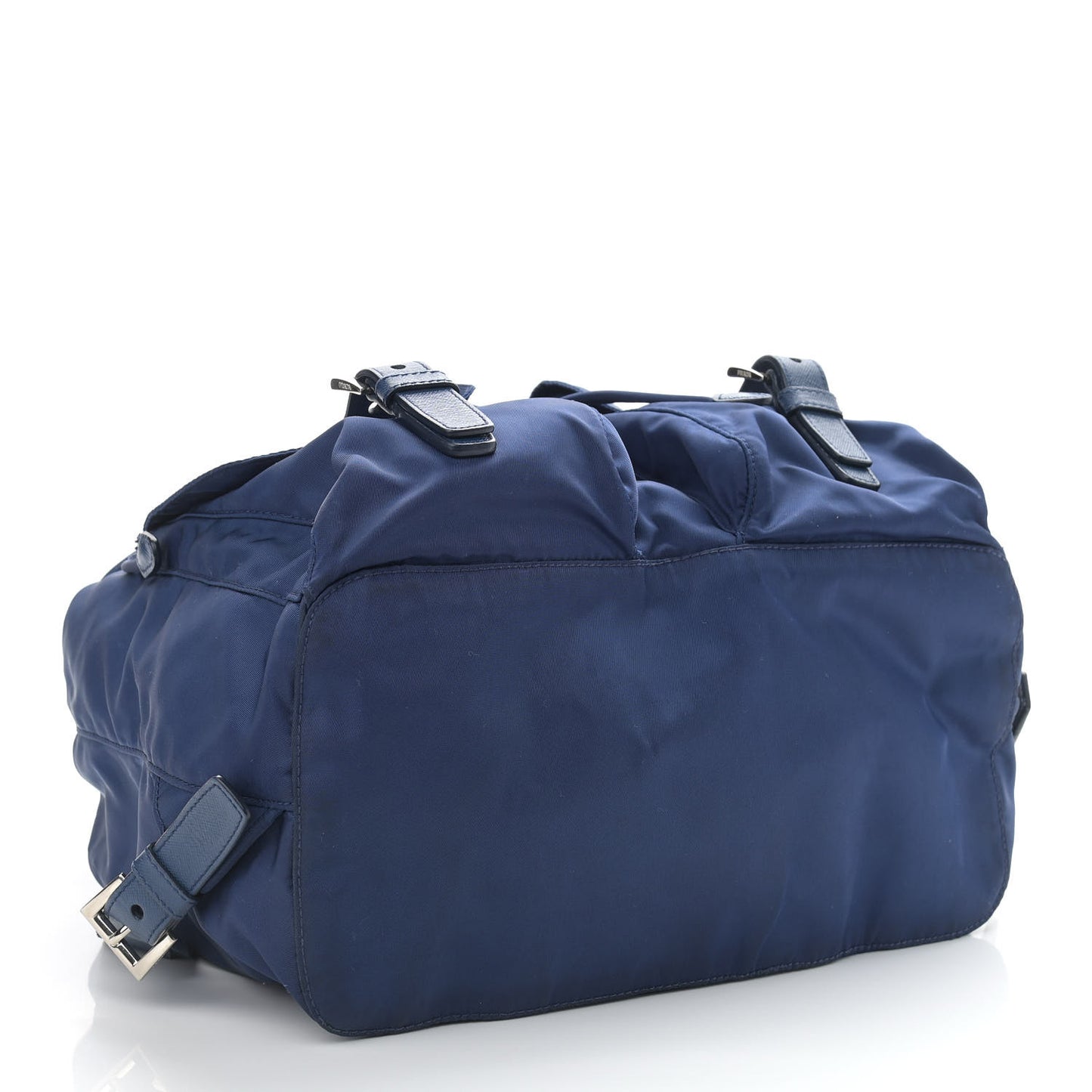 Nylon Vela Saffiano Medium Backpack Royal