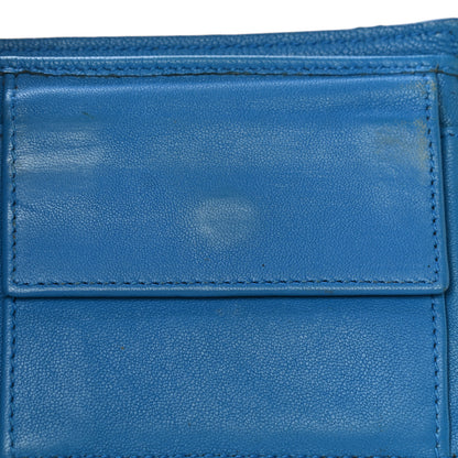 Bottega Veneta Nappa Intrecciato Bi-Fold Wallet Blue 11 of 19