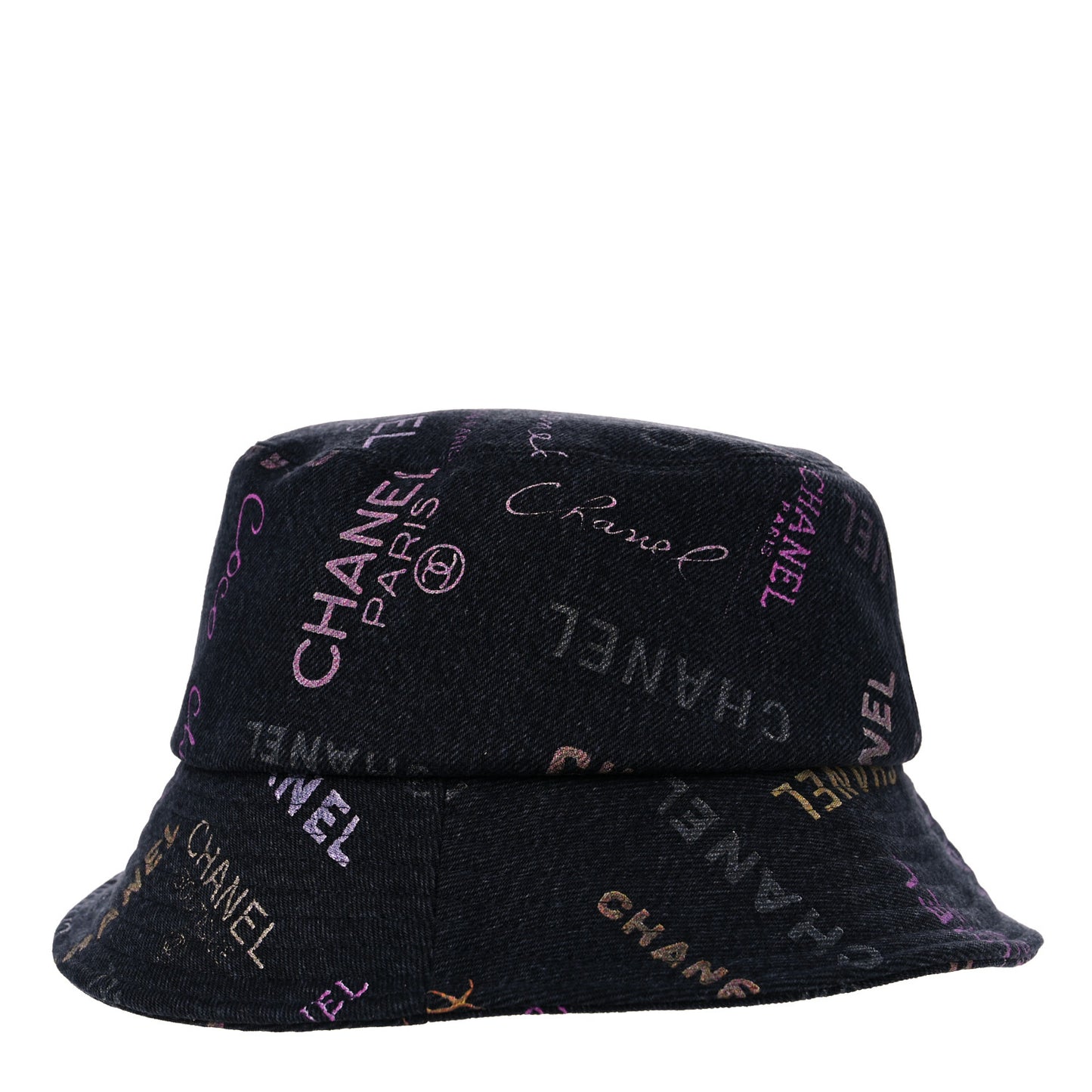 Denim Mood Cloche Bucket Hat S Black