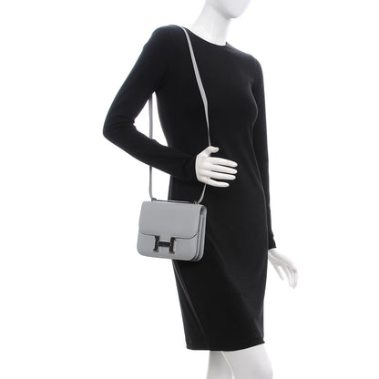 Hermes Epsom Constance 18 Bleu Glacier 2 of 17