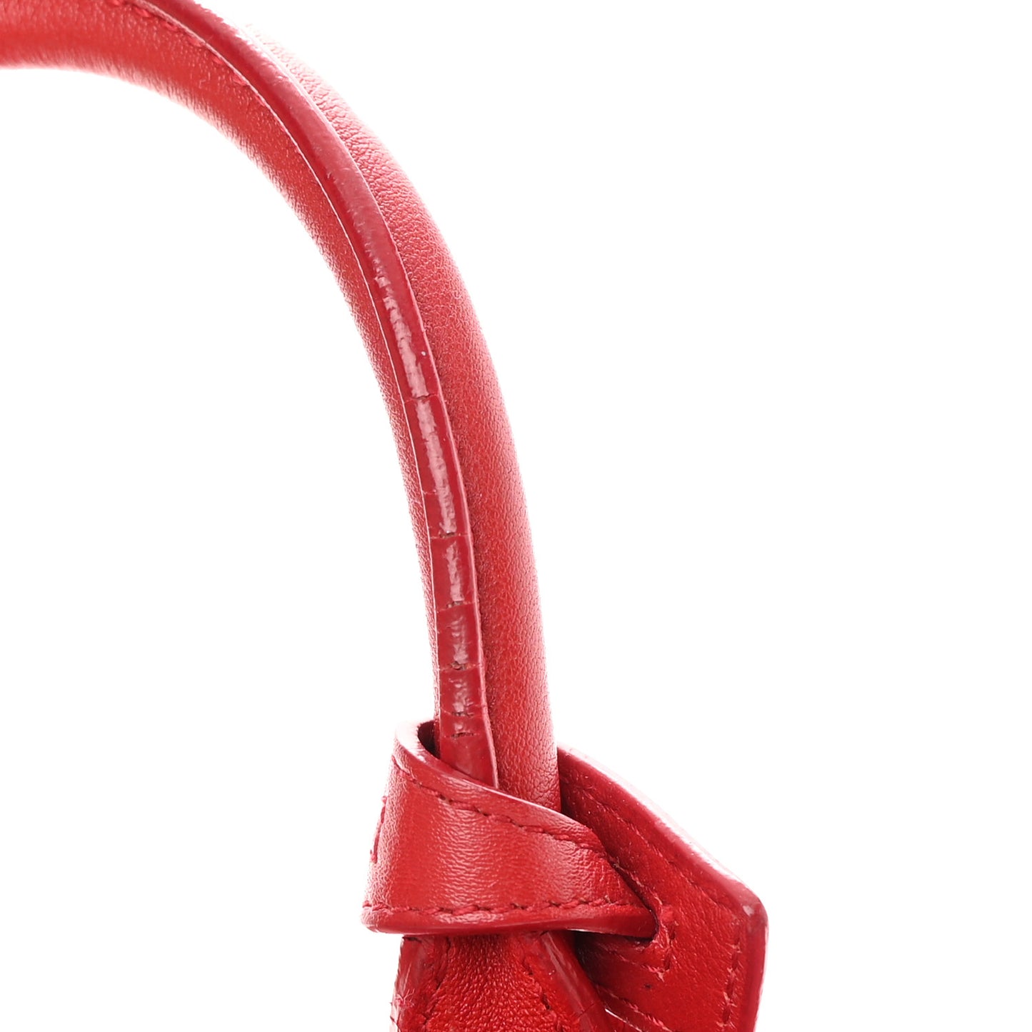 Calfskin Nano Sac De Jour Lipstick Red