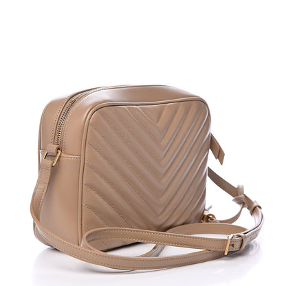 Saint Laurent Calfskin Matelasse Monogram Lou Camera Bag Dusty Grey 3 of 10