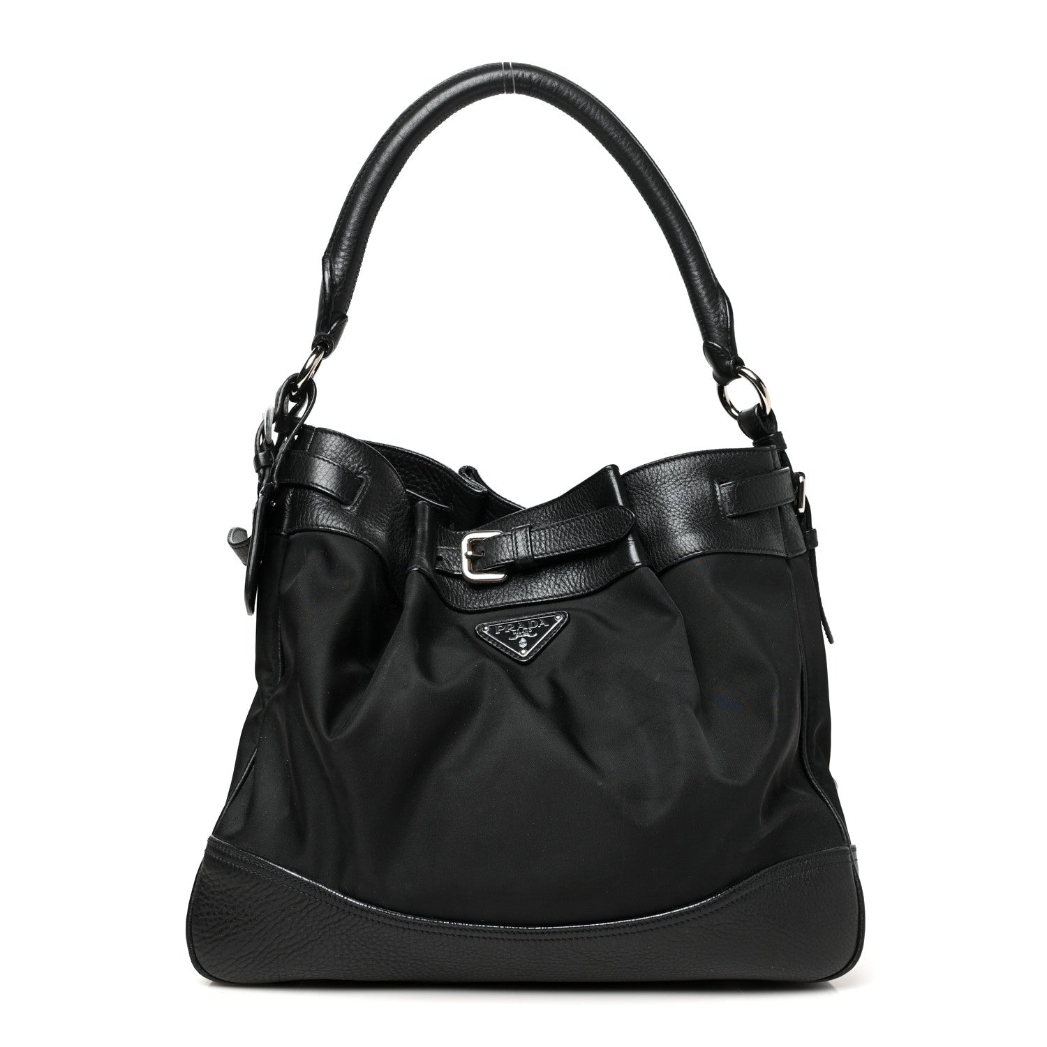 Prada Nylon Vela Bucket Bag Black 1 of 12