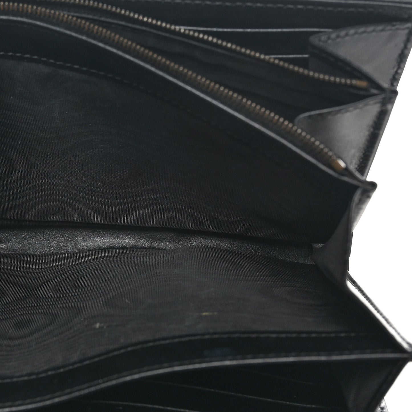 Calfskin Matelasse GG Marmont Chain Wallet Black