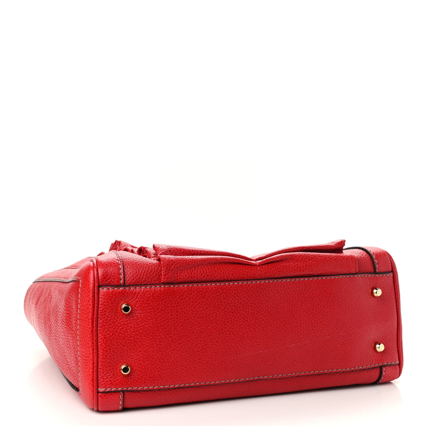 Calfskin Miss Heather Tote Red
