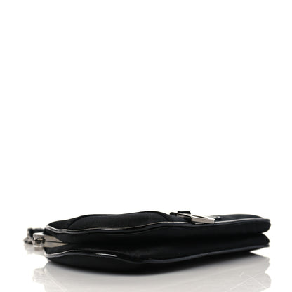 Christian Dior Satin Mini Frame Saddle Black 4 of 10